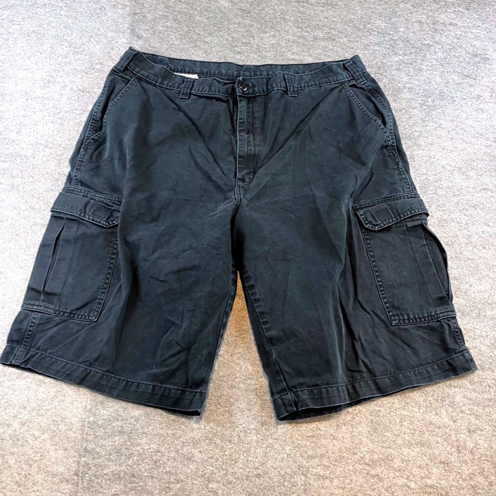 Dickies Mens Cargo Shorts Black Gorpcore Workwear 38 Utility Casual Relaxed